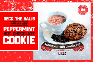 Deck the Halls with Our NEW Peppermint Hot Chocolate Cookie
