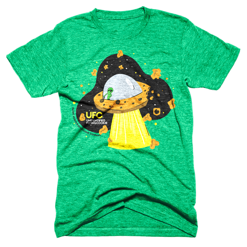 Unidentified Flying Cookie Tee - Pacific Northwest Cookie Company
