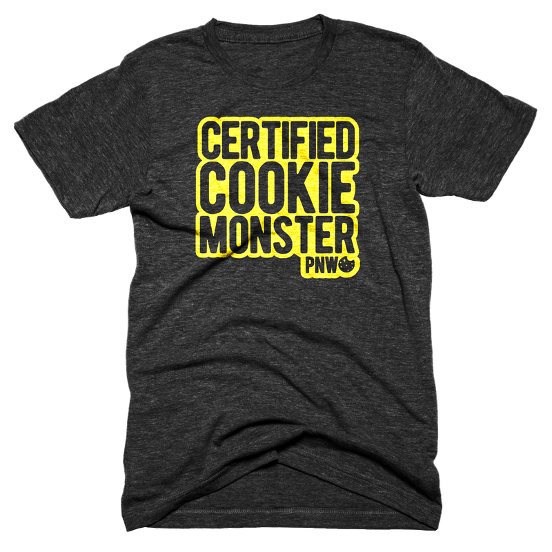 Certified Cookie Monster Tee - Pacific Northwest Cookie Company