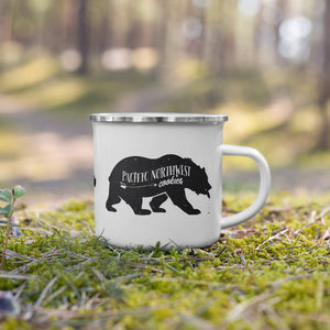 Bears Love PNW Cookies Enamel Mug